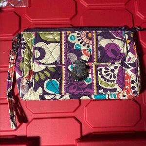Vera Bradley Multicolor Quilted Wristlet